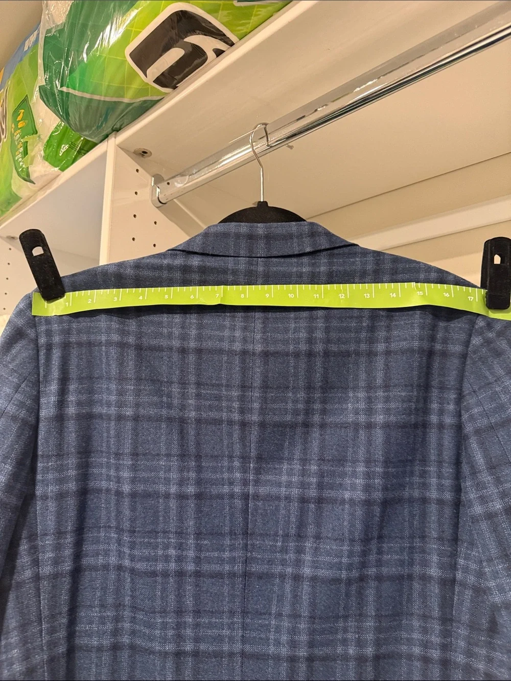 Ermenegildo Zegna Blue Plaid Sport Coat